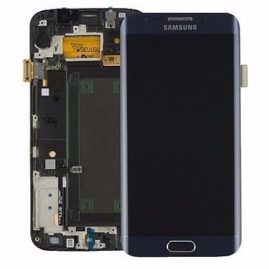 TOUCH+DISPLAY+FRAME SAMSUNG GALAXY S6 EDGE/G925 (SERVICE PACK GH97-17162B) AZUL TOUCH+DISPLAY+FRAME SAMSUNG GALAXY S6 EDGE/G925 (SERVICE PACK GH97-17162B) AZUL